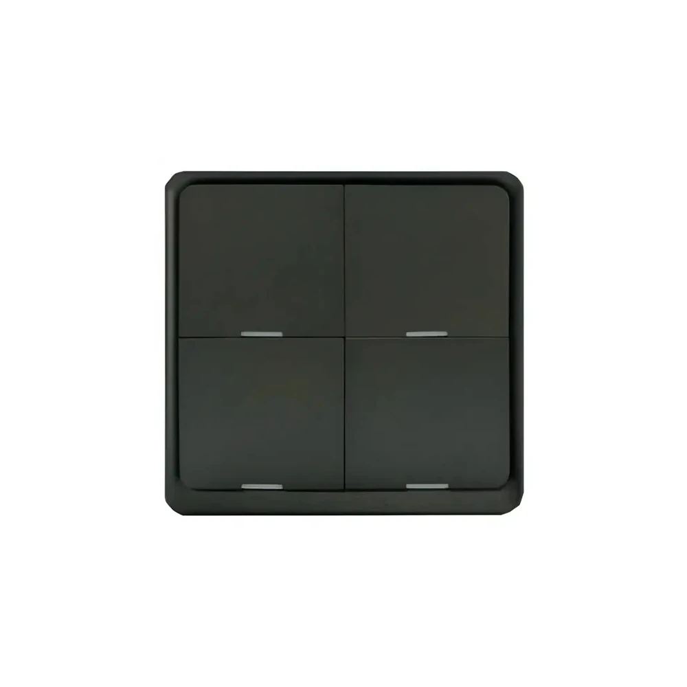 Botão Zigbee Zemismart sem fio 4 Teclas HSB04KZ-BLK