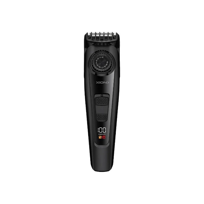 Aparador de Cabelo Xion XI-HAIR55 / 6300RPM / Recarregável - Preto/Cinza