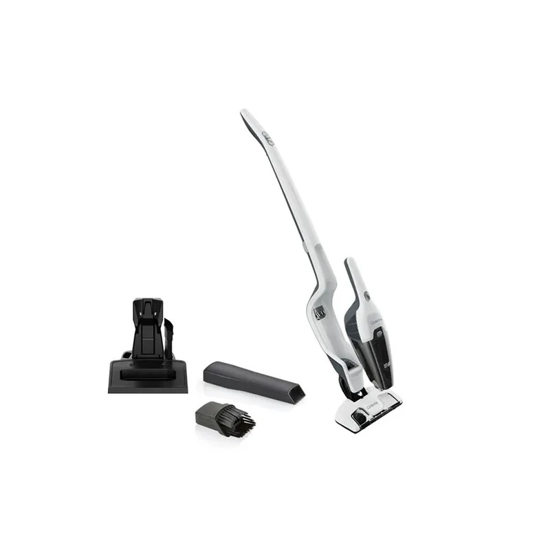 Aspirador Portátil Quanta QTAVD21 2 Em 1 Duoflex / 90W / 400ML / Recarregável / Bivolt - Branco/Cinza