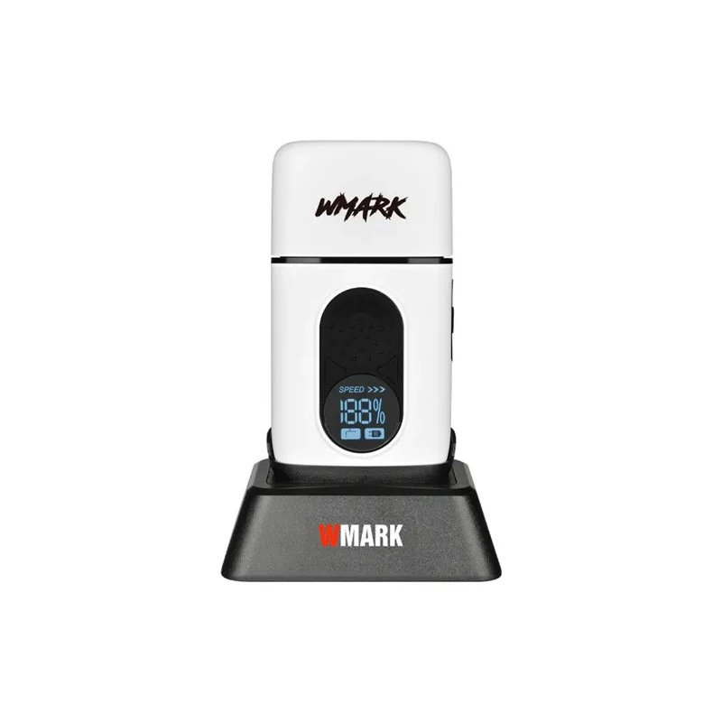 Barbeador Wmark NG-8906 Barber Shaver / 9500RPM / 1400MAH / Recarregável - Branco