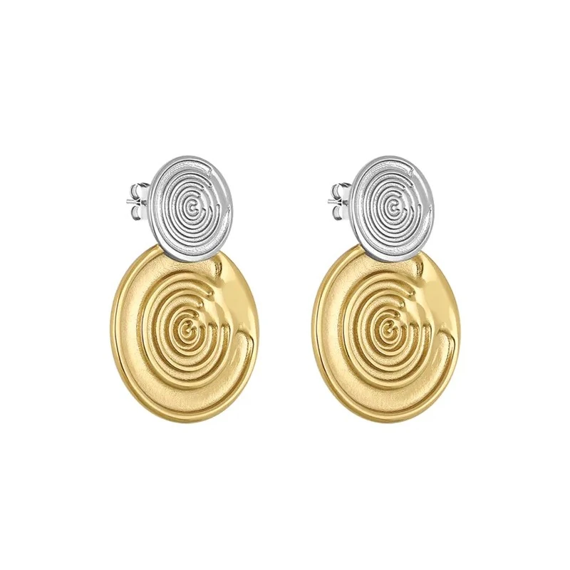 Brinco Feminino Daniel Klein DKJ.15.30003-3 - Dourado/Prata