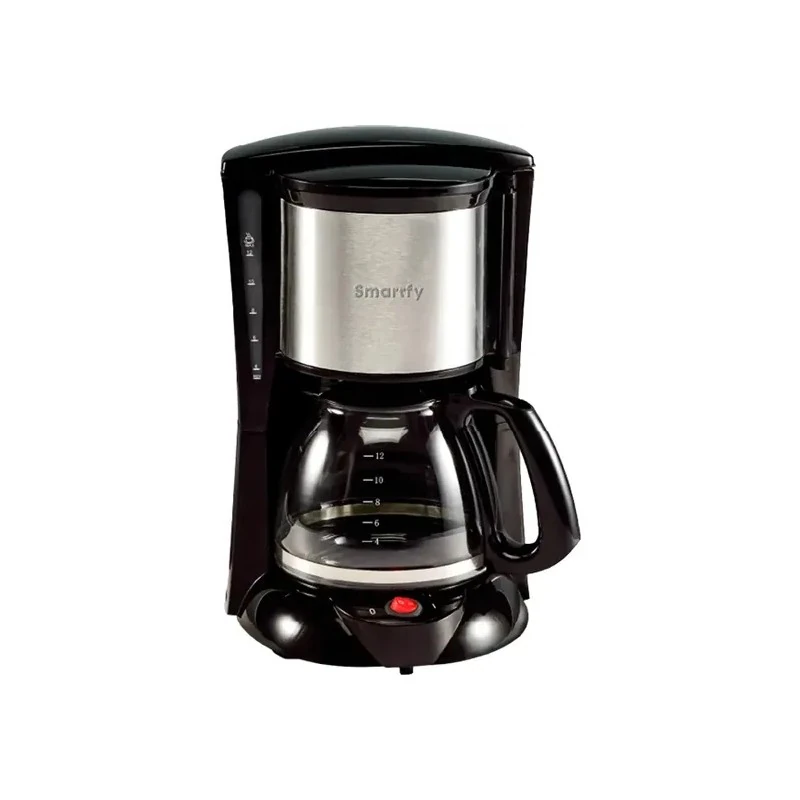 Cafeteira Elétrica Smartfy CAFE02 / 900W / 1.2 Litros / 110V ~ 60HZ - Preto/Inox