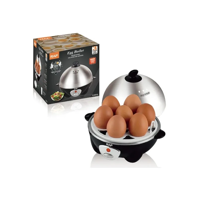 Caldeira para Ovos Raf R.0072 / 360W / 220V - Preto/Inox