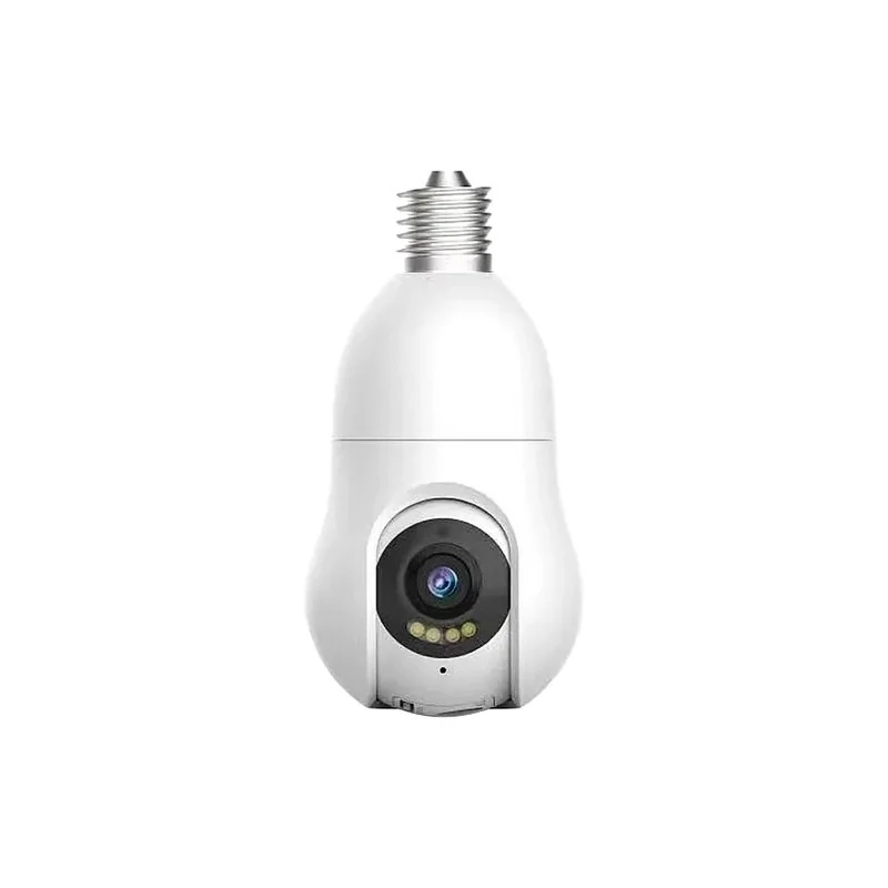 Lâmpada de Câmera de Segurança Ai Smart Wifi Buld FL11 / Microfone / Alarme / Detecção Humana / Visão Noturna / App Smartlife - App Tuya - Branco
