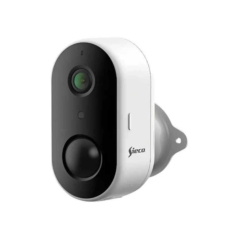 Câmera de Segurança Sieco S46 Externa / 1080P / Wifi / IP65 / 145º / Microfone - Branco/Preto