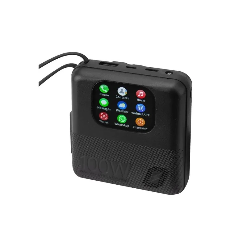 Carregador Portátil Ur M88 Smart Treasure / 100W / 10000mAh / Tela Touch / USB-C - Preto