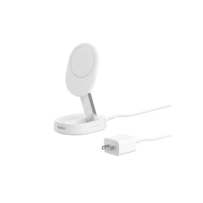 Carregador Wireless Magnético Belkin WIA008VFWH Boostcharge Pro / 15W - Branco