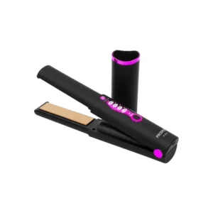 Prancha de Cabelo Prosper P-1131 Portátil / 210°C / Recarregável - Preto/Rosa