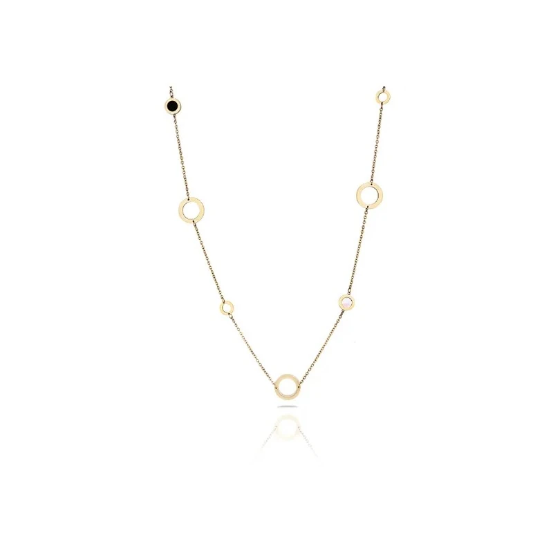 Colar Feminino Freelook FRJ.3.6003-2 Feito de Aço Inoxidável - Dourado