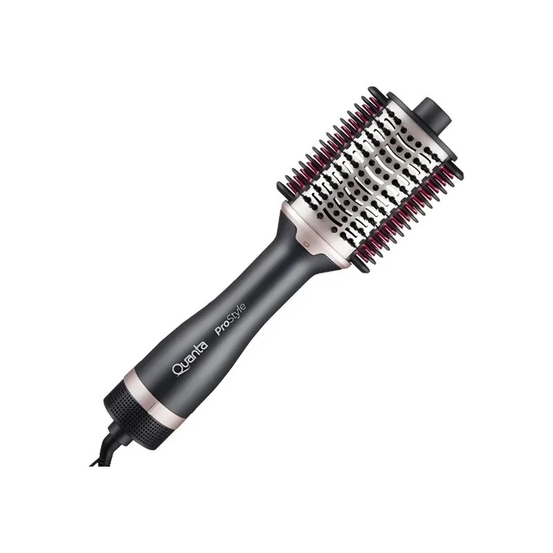 Escova Secadora Elétrica Quanta QTCST8000 Prostyle / 4 Em 1 / 210°C / 1300W / Bivolt - Preto