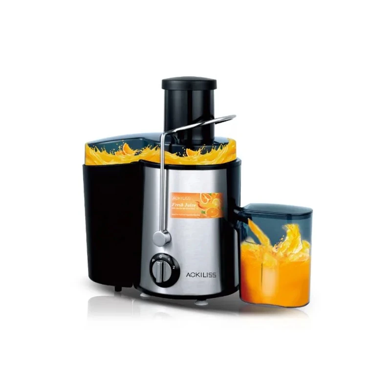 Extrator de Suco Ackiliss ACL-62817S / 1000W / 220-240V ~ 50/60Hz - Preto/Inox