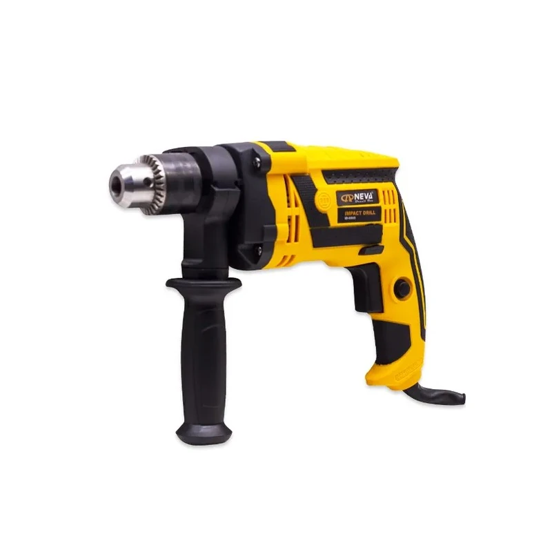 Furadeira Elétrica Neva Impact Drill ID-600S / 2800 RPM / 600W / 13MM / Bivolt - Preto/Amarelo