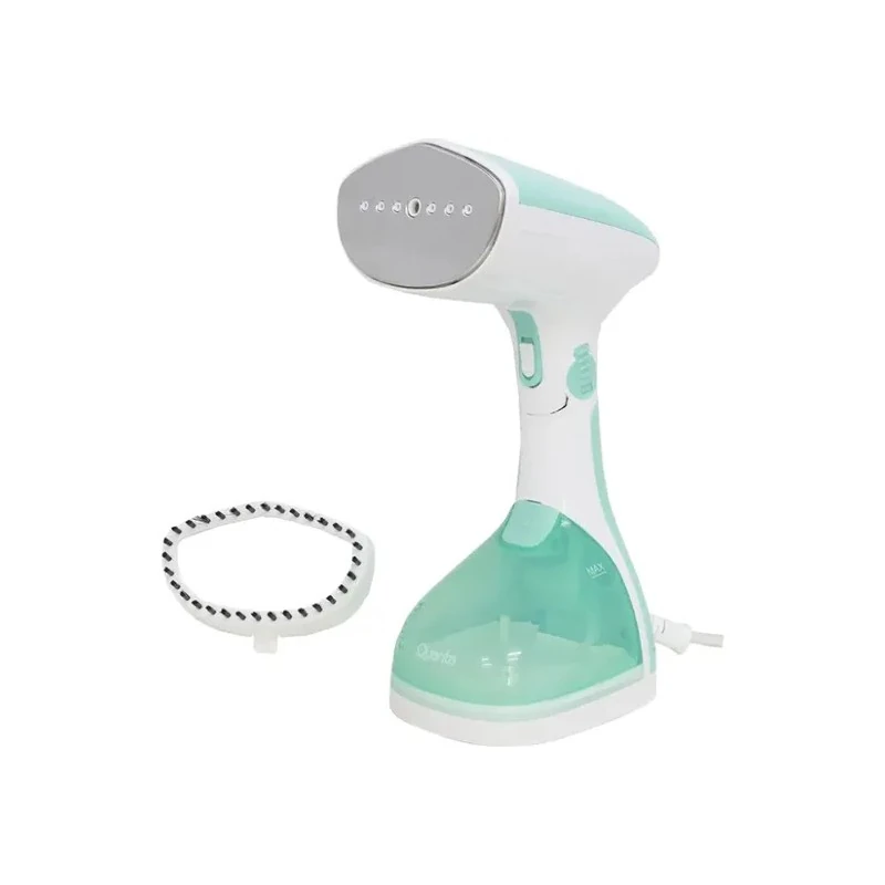 Ferro de Passar a Vapor Quanta QTPVD120 Easyfold / Dobrável / 240ML / Bivolt - Branco/Verde