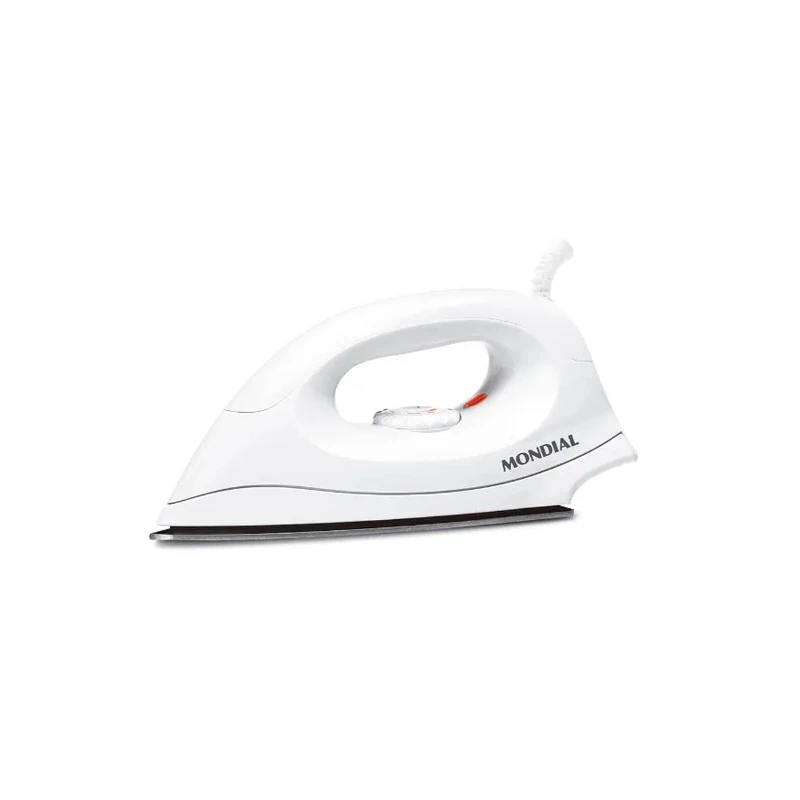 FERRO DE PASSAR A VAPOR MONDIAL NF-04 COM 6 NÍVEIS DE TEMPERATURA 1000W / 220V ~ 60HZ - BRANCO