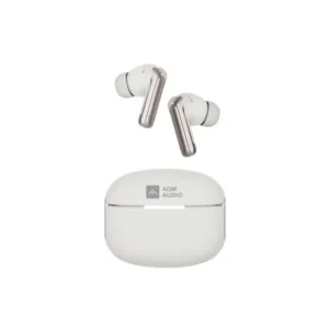 Fone de Ouvido Sem Fio Agm Mobile Buds 8 com Bluetooth / IPX4 - Bege