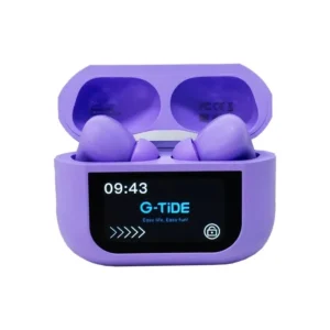 Fone de Ouvido Sem Fio G-Tide Future Pod DWS1 com Bluetooth e Painel Touchscreen - Roxo