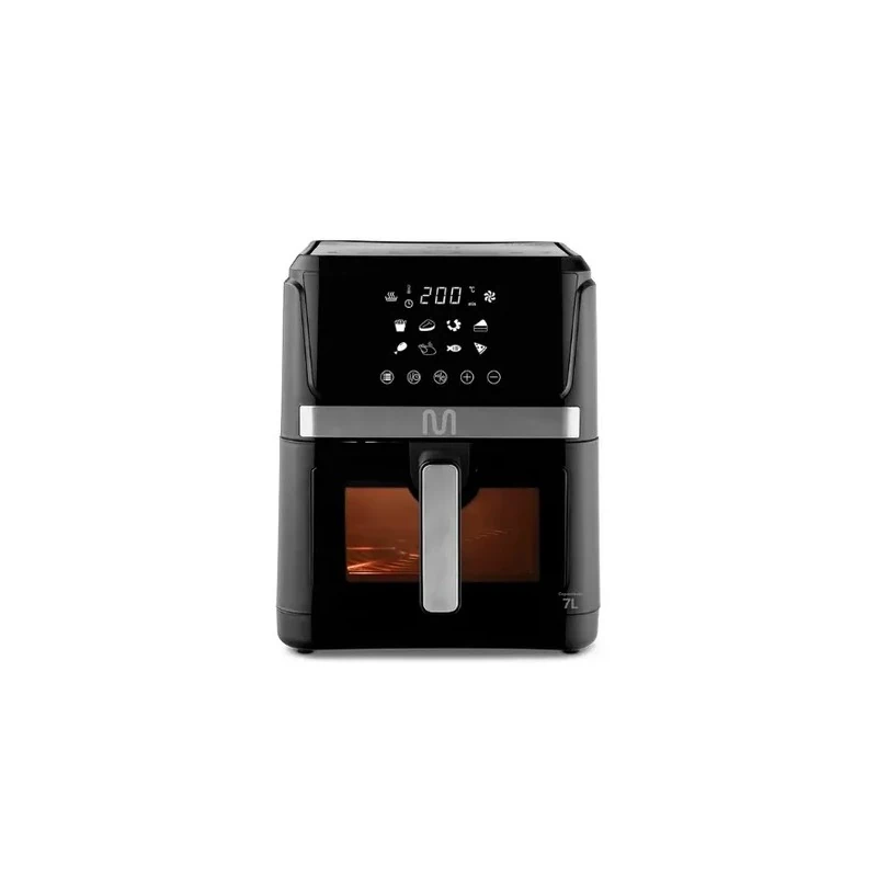 Fritadeira Elétrica Multilaser GO224EUR / 7 Litros / 1600W / 220V - Preto