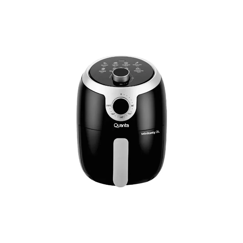 Fritadeira Elétrica Quanta Air Fryer Minitasty QTAF230 / 2 Litros / 1000W / 127V ~ 60HZ - Preto
