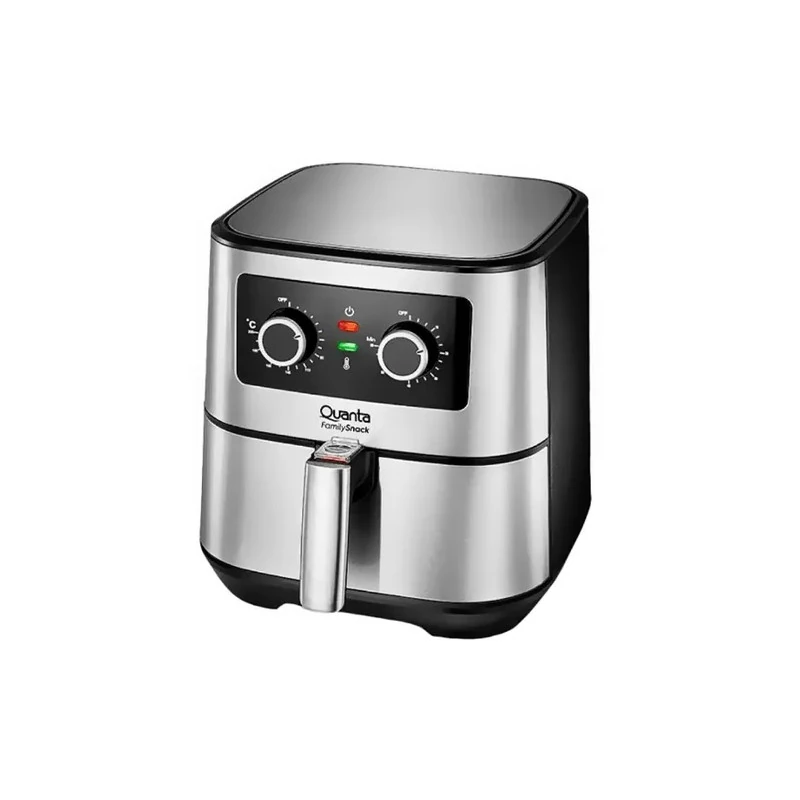 Fritadeira Elétrica Quanta QTAF500 1.700 Watts 127V ~ 60HZ - Preta / Prata