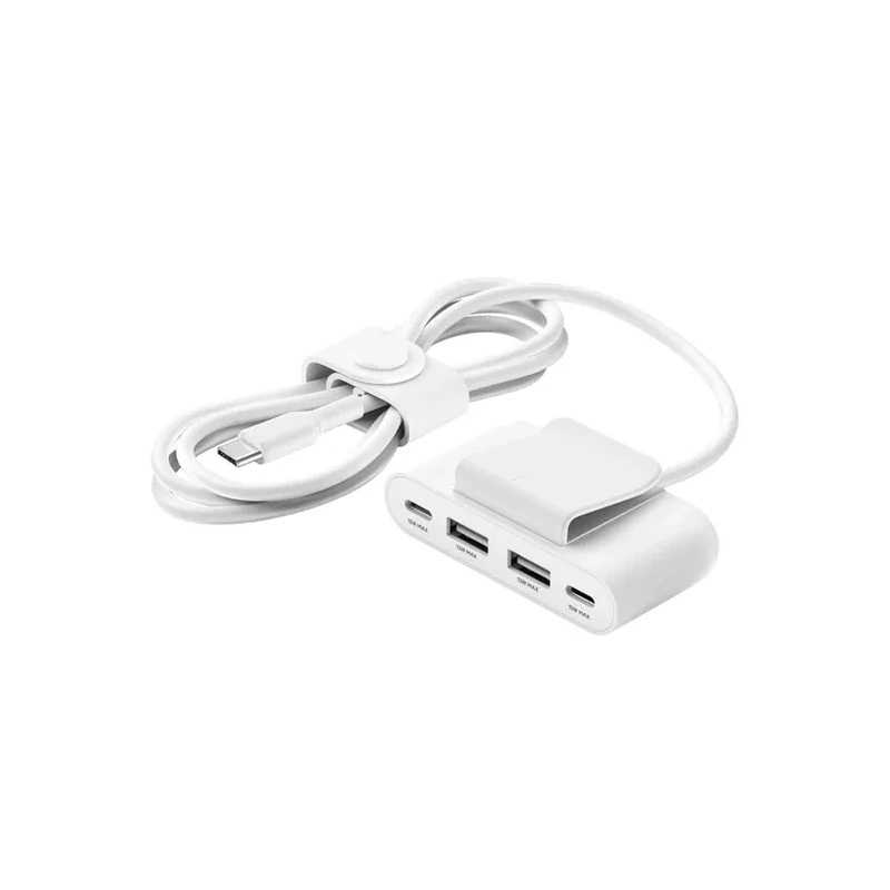 Hub Adaptador Multiporta Belkin BUZ001TT2MWHB7 / 2X USB-C / 2X USB-A - Branco
