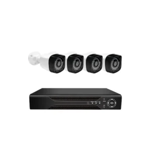 Kit de Câmera de Segurança AHD-04SJ24-100 / 4 Câmeras / 3.6MM / 5MP / Full HD