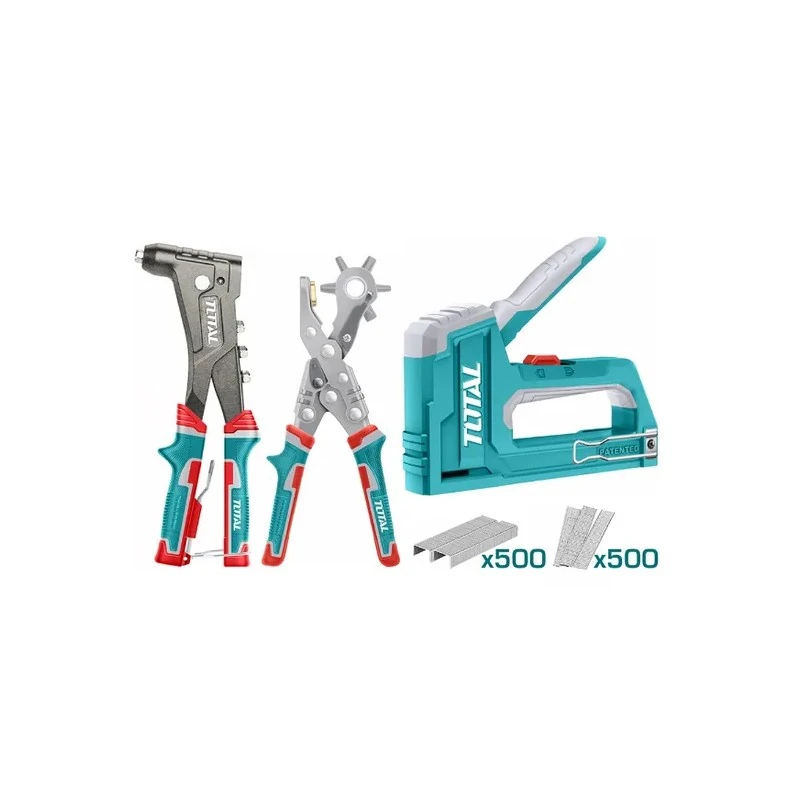 Kit de Ferramentas Total Fastening Tools Set THRSG0401 com 3 Peças / Ferramenta de Fixação