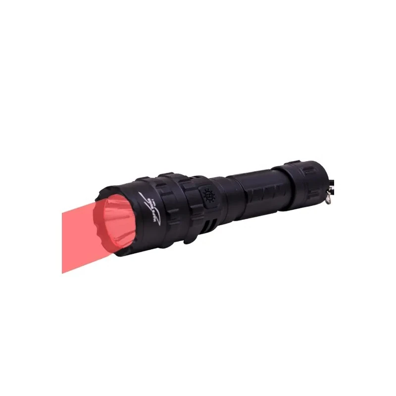 Lanterna Tática LED EP31550 Recarregável com LED Vermelho - Preto