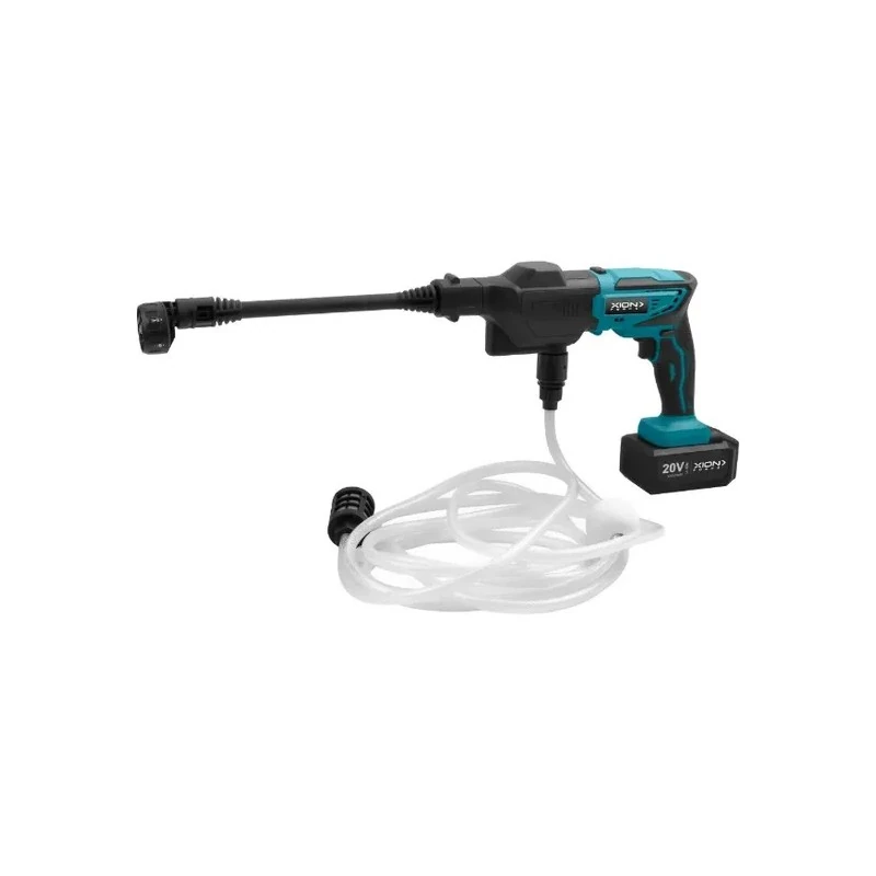Lavadora de Alta Pressão Portátil Xion XI-HI40W / 20V / 4000MAH / Bivolt - Turquesa/Preto