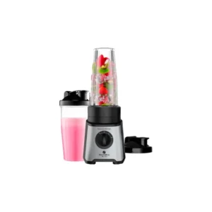 Liquidificador Electrobras Personal Blender EBPB-350 / 350W / 2 Velocidades + Pulsar / com 2 Copos Incluídos (750ML) / 110V ~ 50/60HZ - Preto/Prata