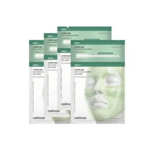 Kit 4 Máscaras Faciais Celimax Ji Woo Gae Cica Pha Peel