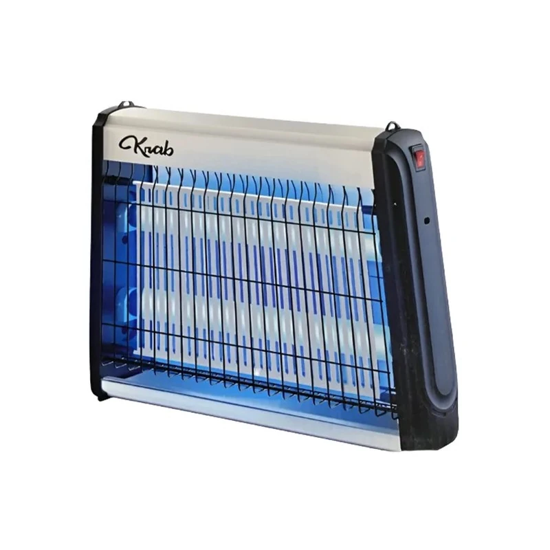 Eletrocutador de Insetos Krab KBMIE100 / 10W / 2 Lâmpadas UV / 110V ~ 60Hz - Branco/Preto