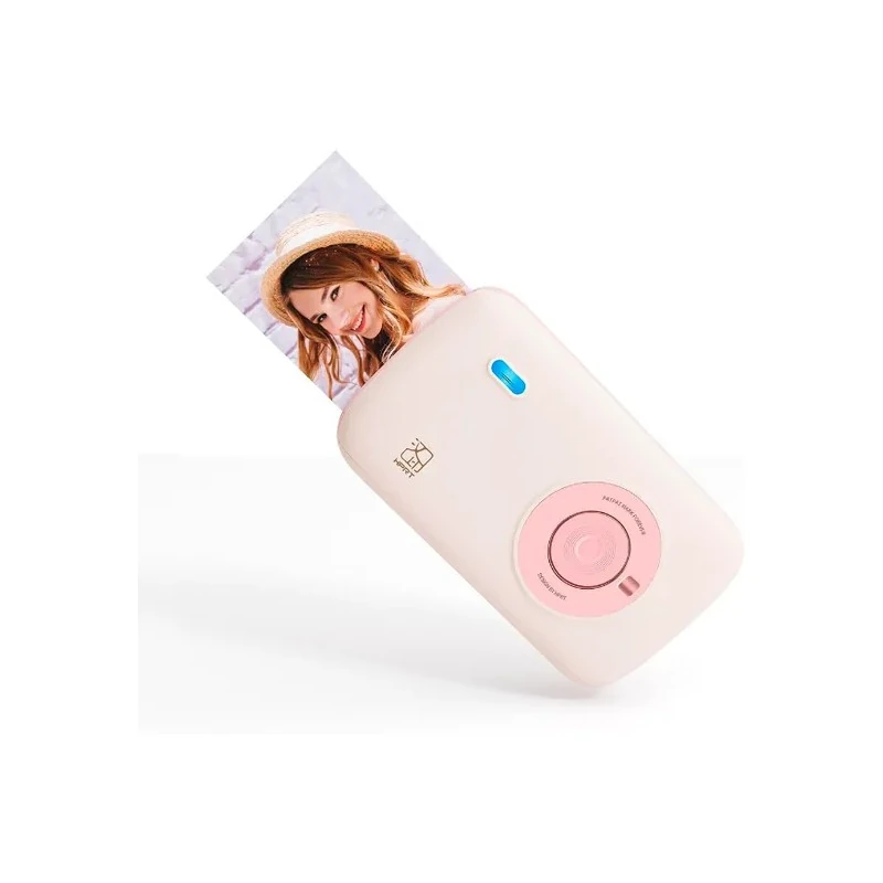 Impressora Fotográfica Portátil Xiamen Hanin CP2100 / Bluetooth - Rosa
