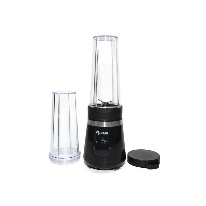 Mini Liquidificador Krab KBLP60 / 600W / 600ML / 2 Velocidades + Pulsar / 220V ~ 50/60HZ - Preto