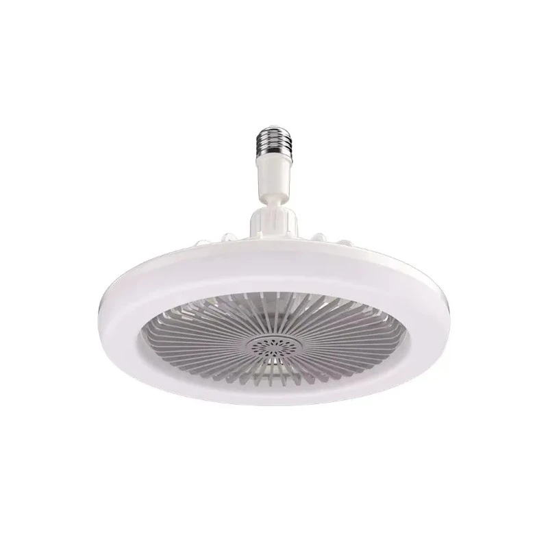 Mini Ventilador de Teto com LED Aromaterapia / com Controle Remoto / 3000K-6500K / 85-265V ~ 50/60HZ - Branco/Preto