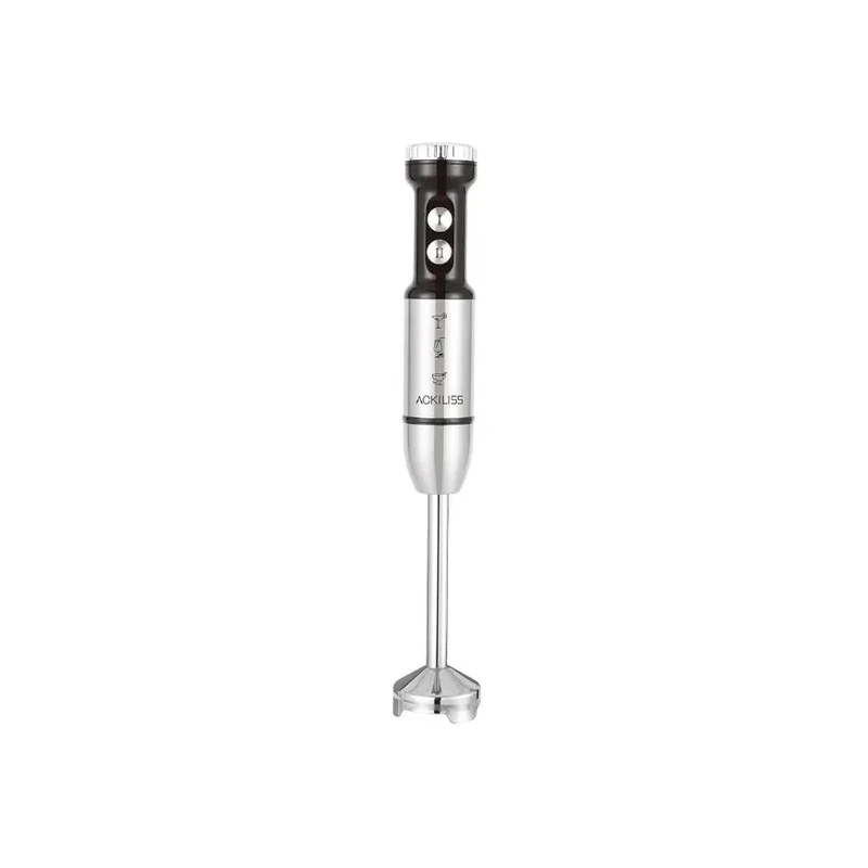 Mixer Elétrico Ackiliss ACL-3013 / 1000W / 2 Velocidades / 220-240V ~ 50/60HZ - Preto/Inox