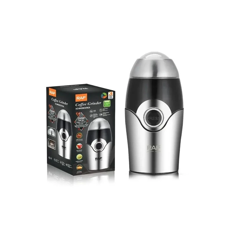 Moedor de Café Elétrico Raf R.7124 / 200W / 40G / 220V - Inox