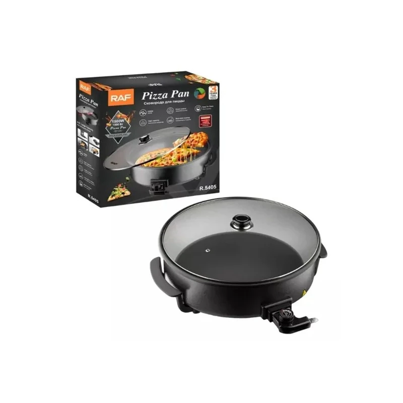 Panela Elétrica Pizzera Raf R.5405 / 1500W / 220V - Preto