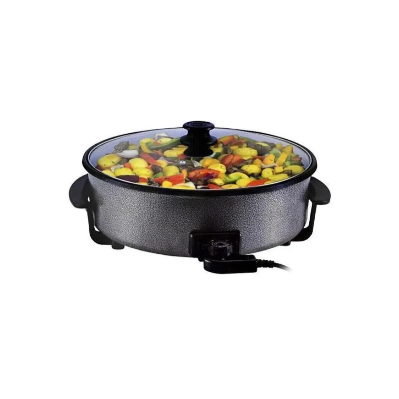Frigideira Pizza Elétrica Megastar PZ410 1800 Watts 220 - 240 V ~ 50/60 Hz - Preta