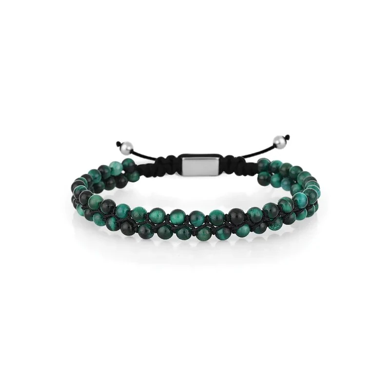 Pulseira Masculina Daniel Klein DKJ.14.10006-4 - Verde/Preto