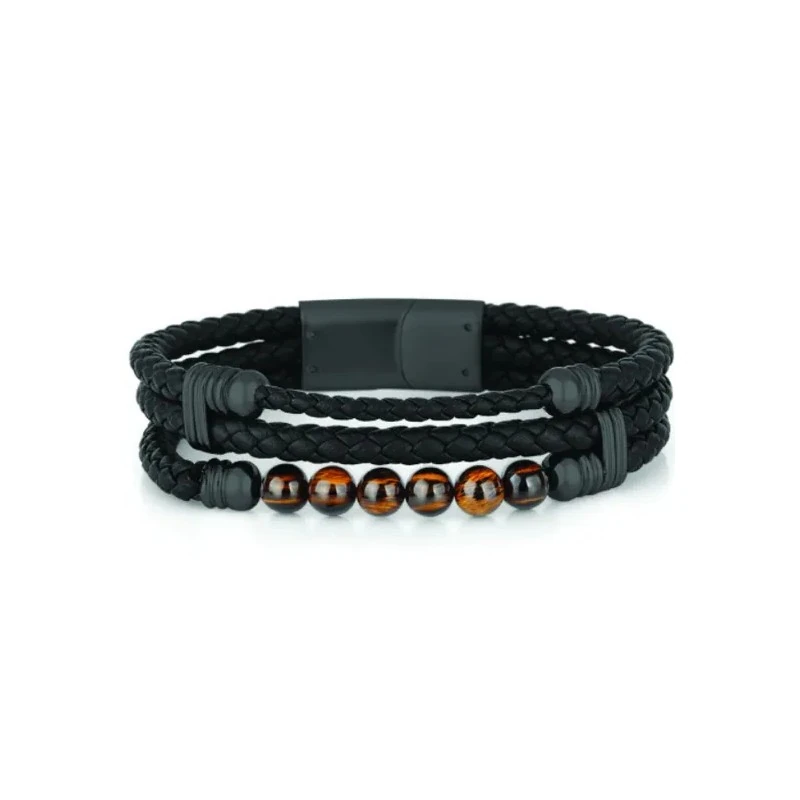 Pulseira Masculina Daniel Klein DKJ.6.10028-3 - Preto