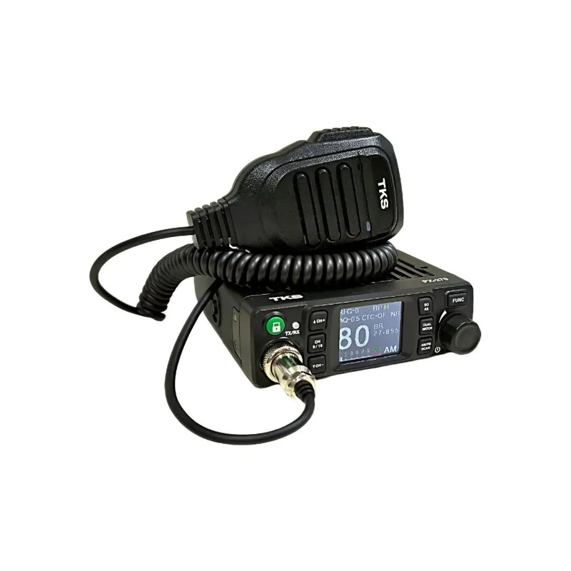 Rádio Amador TKS PX-270 / 80 Canais / AM/ FM / 8W - Preto