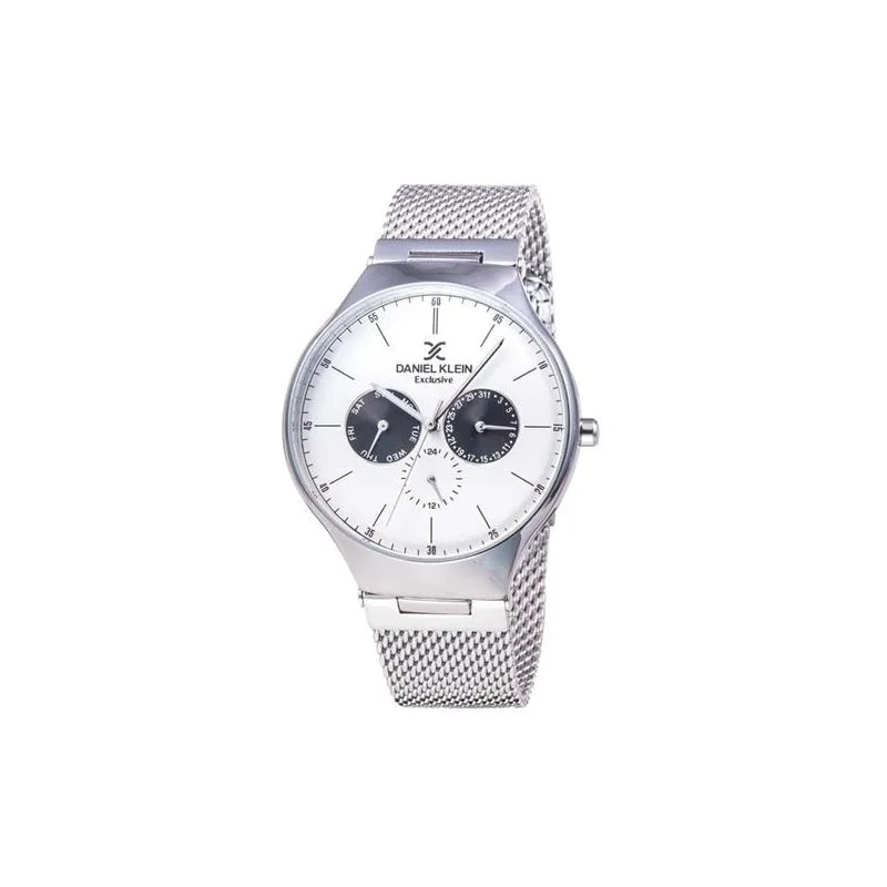 Relógio Analógico Daniel Klein Exclusive DK11820-1 Masculino, Metal - Prata