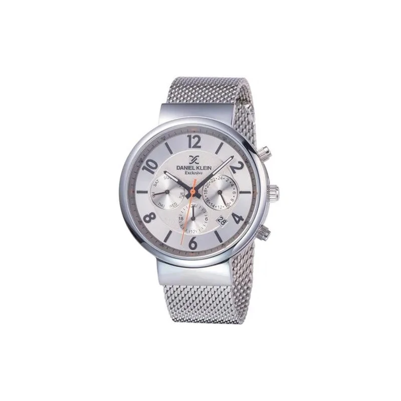 Relógio Analógico Daniel Klein Exclusive DK11871-4 Masculino, Metal - Prata