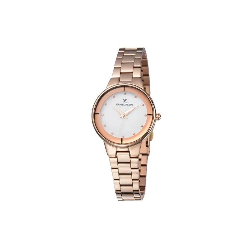 Relógio Analógico Daniel Klein Premium DK11889-2 Feminino, Metal - Rosa Ouro