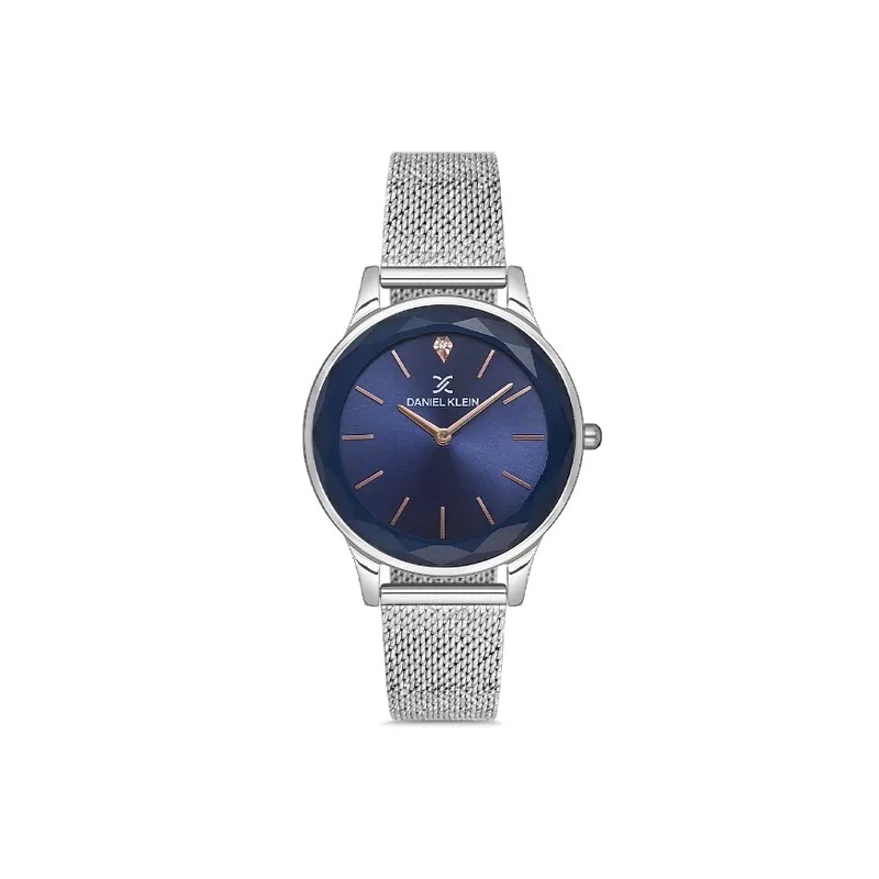 Relógio Analógico Feminino Daniel Klein DK.1.12678-2 Premium Ladies / Pulseira de Aço Inoxidável - Prata