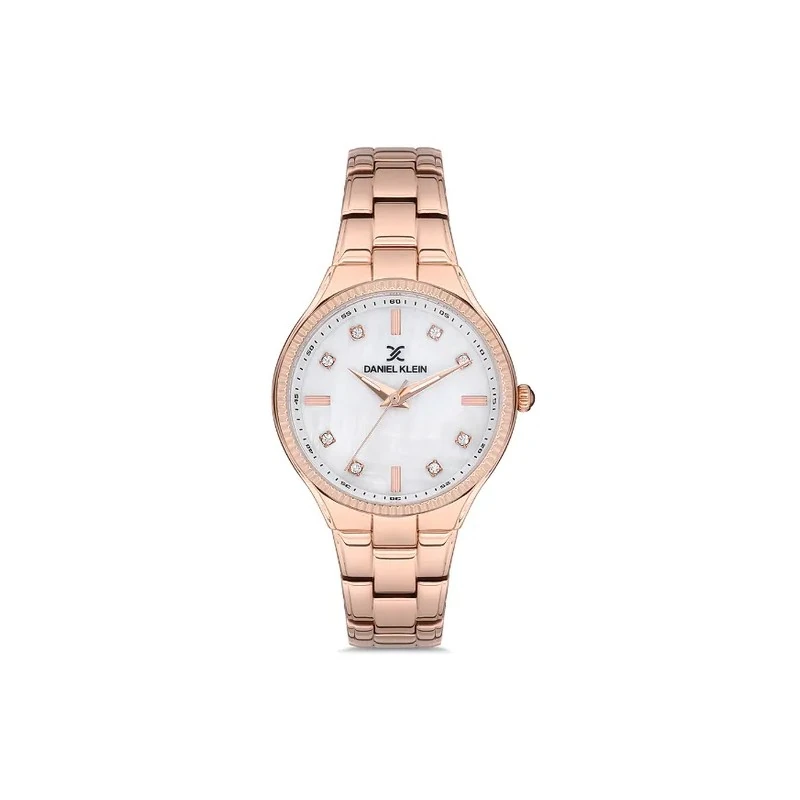 Relógio Analógico Feminino Daniel Klein DK.1.12714-6 Premium Ladies / Pulseira de Aço Inoxidável - Rose Gold