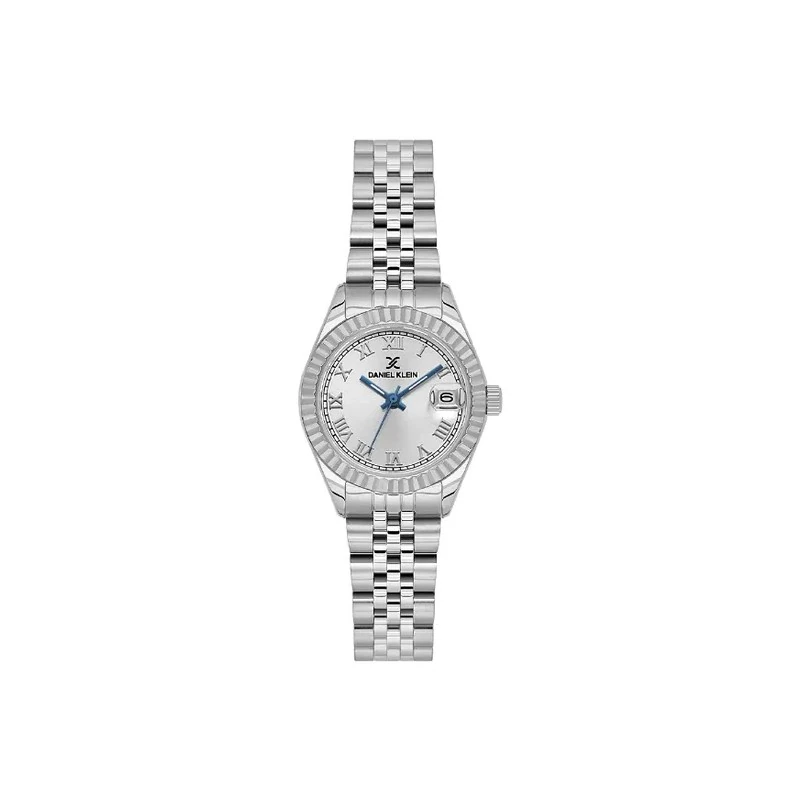Relógio Analógico Feminino Daniel Klein DK.1.14097-1 Premium Lady / Pulseira de Aço Inoxidável - Prata