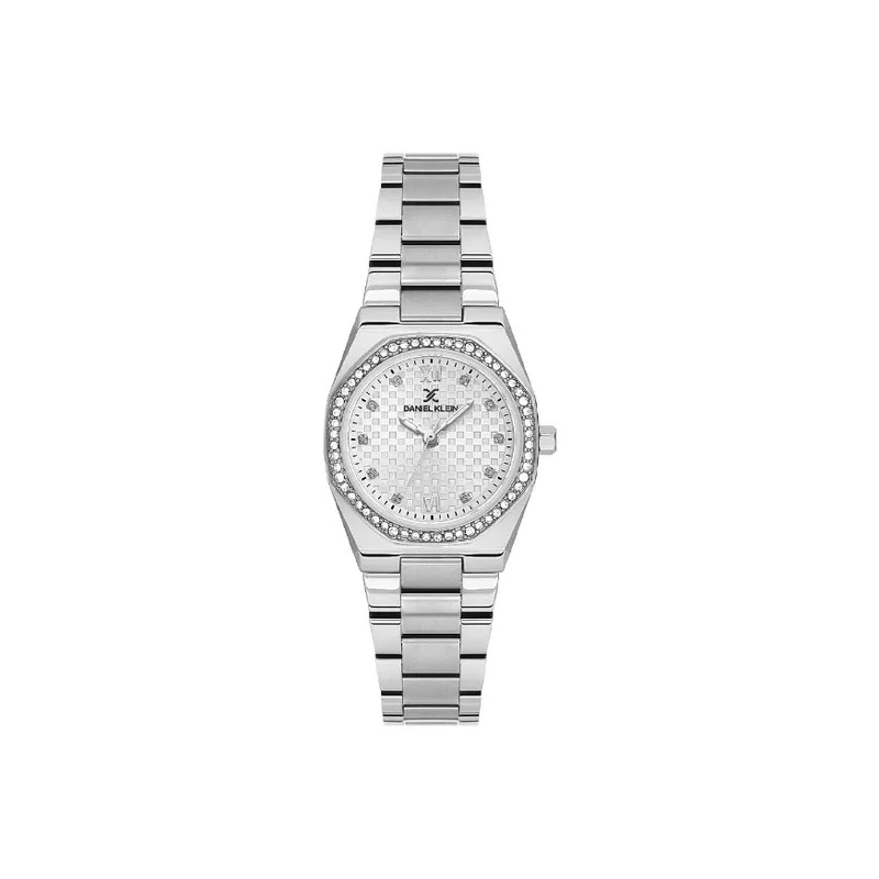 Relógio Analógico Feminino Daniel Klein DK.1.14099-1 Premium Lady / Pulseira de Aço Inoxidável - Prata