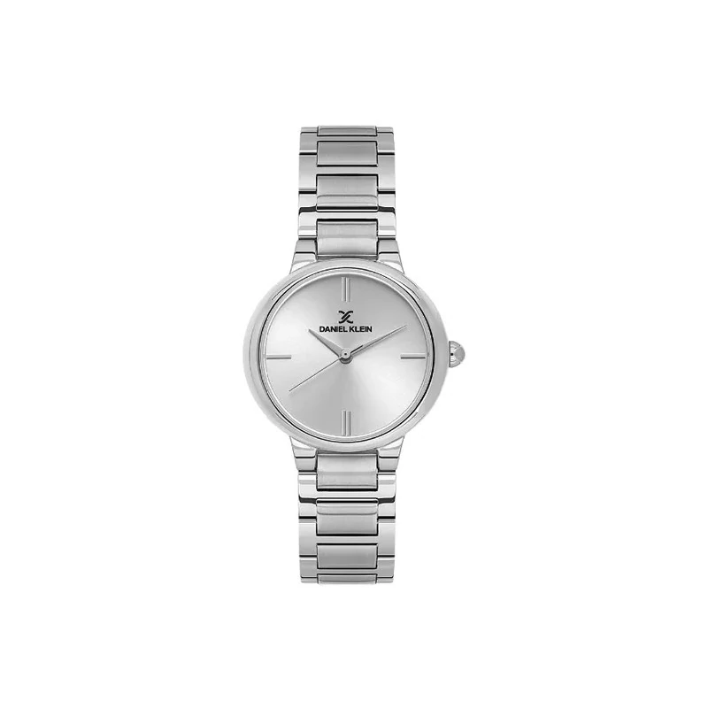 Relógio Analógico Feminino Daniel Klein DK.1.14100-1 Premium Lady / Pulseira de Aço Inoxidável - Prata