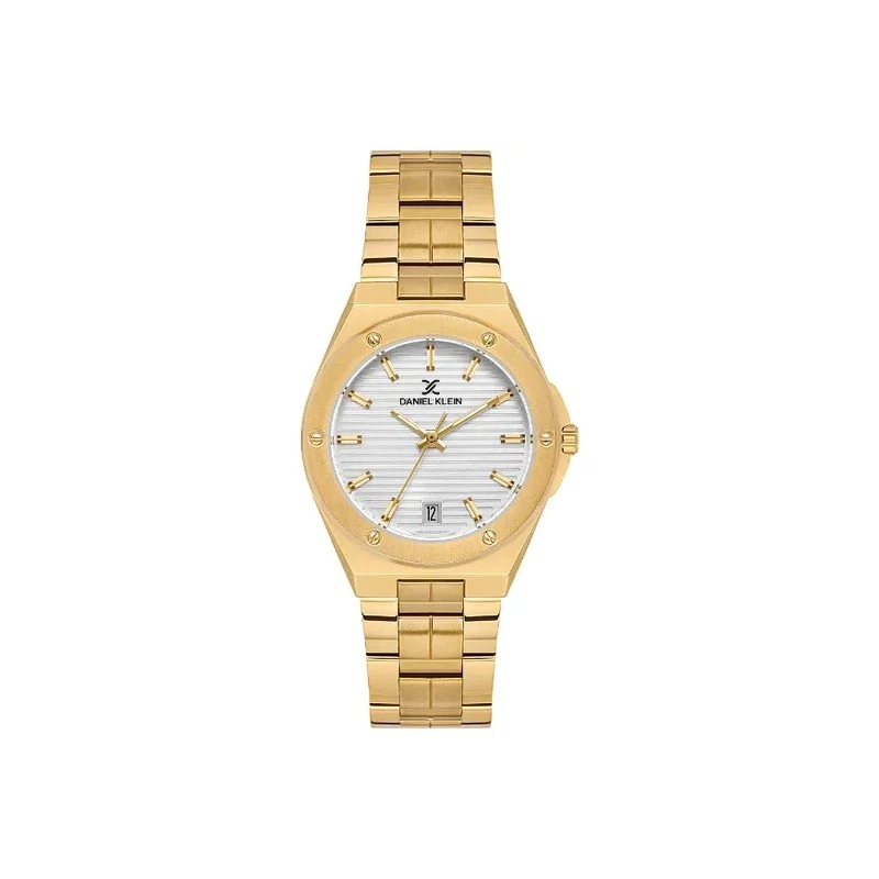 Relógio Analógico Feminino Daniel Klein DK.1.14171-3 Premium Lady / Pulseira de Aço Inoxidável - Dourado